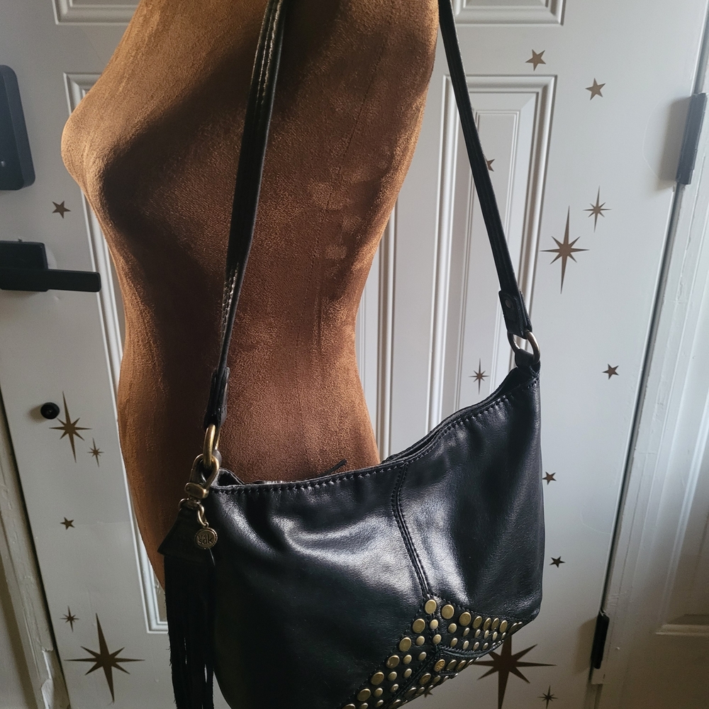 The Sak Leather Studded Shoulder Bag